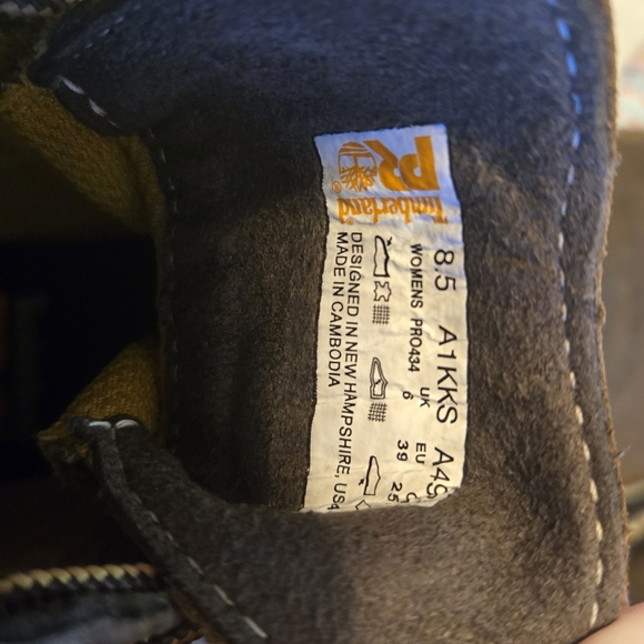 Timberland PRO Women's Dark Brown Leather Boots - Picture 3 of 6